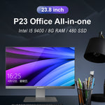 IPASON all in one computer 23.8 inch office desktop /9th Gen i5-9400 8G RAM