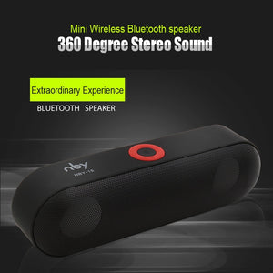 NBY-18 Mini Bluetooth Speaker Portable Wireless Speaker Sound System 3D Stereo