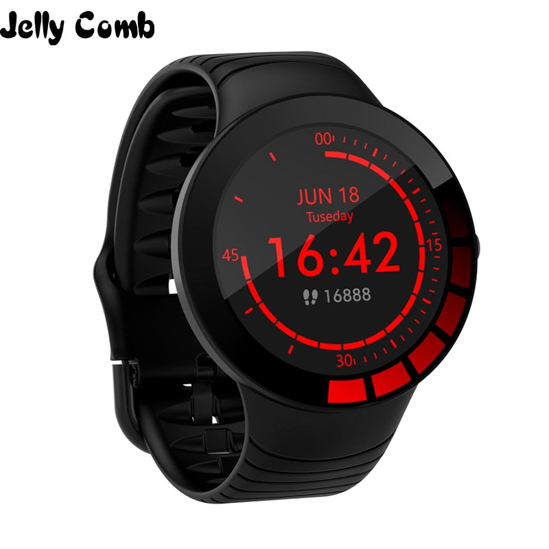 Jelly Comb Men Sport Smart Watch Waterproof IP68 Heart Rate