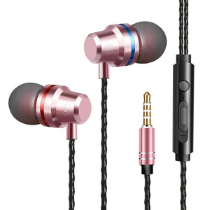 In-Ear Wired Earphone 3.5mm Earbuds Earphones Music Sport Gaming Headset With mic