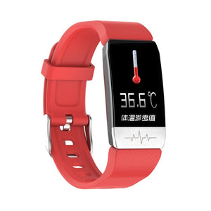 T1 Smart Watch Band With Temperature Measure ECG Heart Rate Monitor