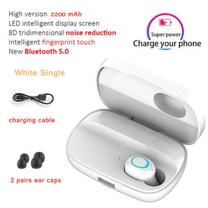 3500mAh LED Bluetooth Wireless Earphones Headphones Earbuds TWS Touch Control