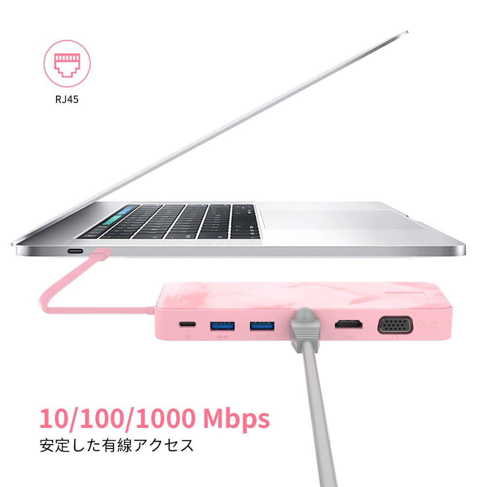 USB Type C Hub to HDMI Multi USB 3.0 Power Adapter For MacBook Pro